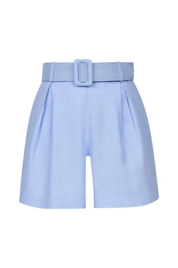 SHORT PREGAS LINHO RICHELIEU URBAN AZUL