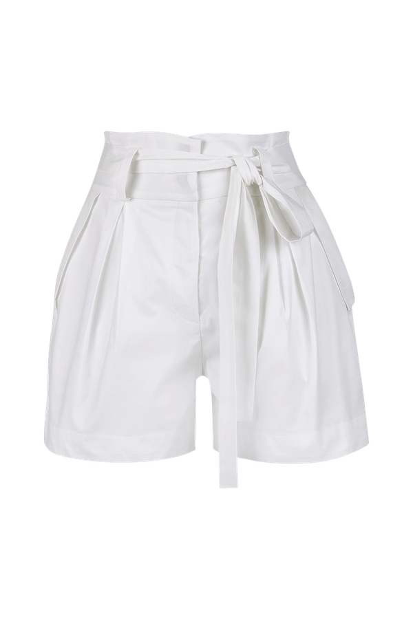 SHORT PREGAS SUZY FLOWER OFF WHITE