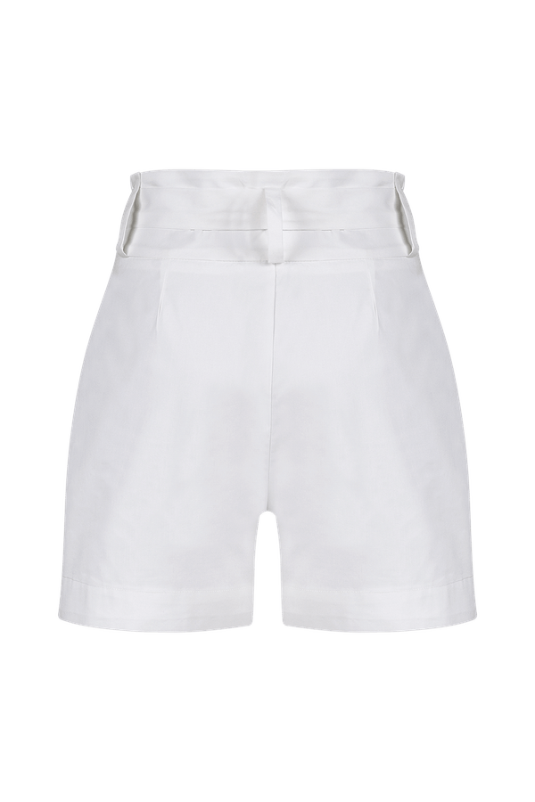 SHORT PREGAS SUZY FLOWER OFF WHITE