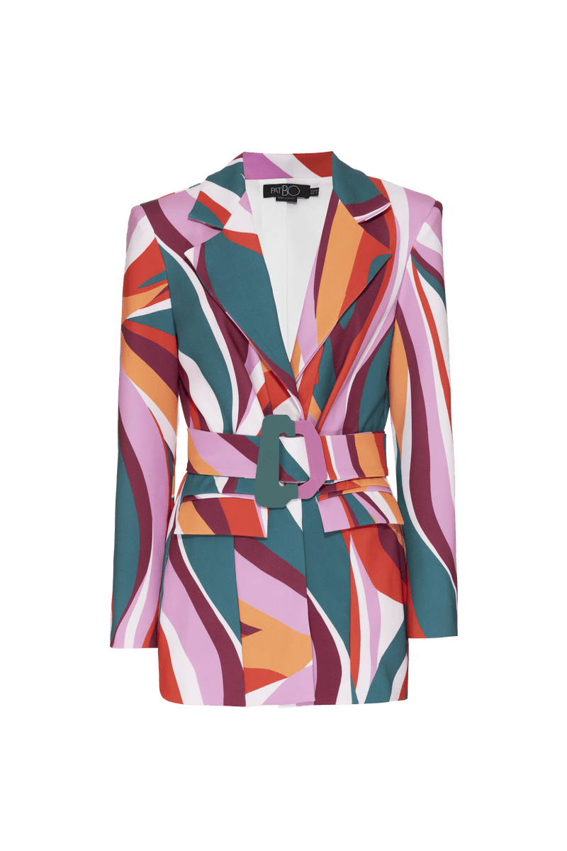 BLAZER COLOR WAVES ROSA