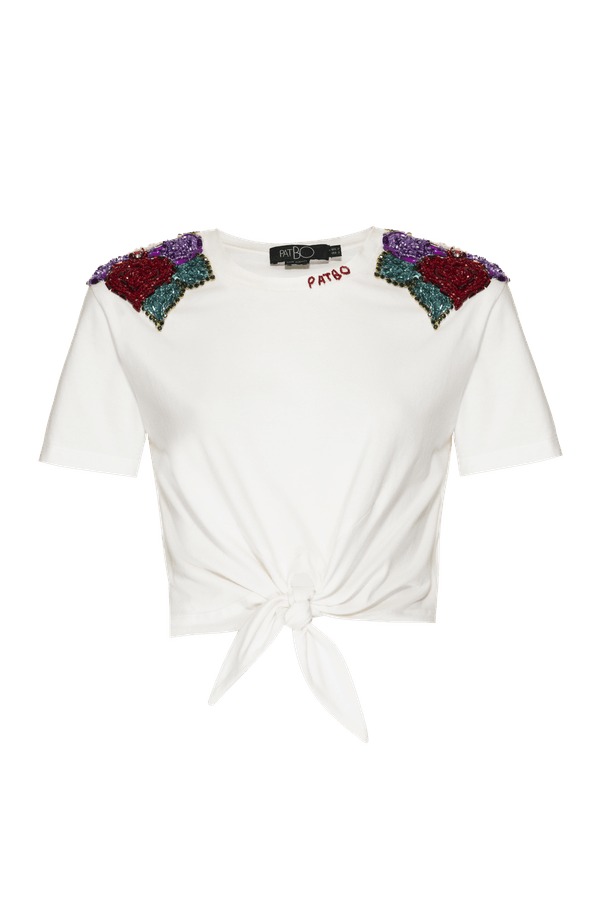 T-SHIRT BORDADA SENSES OFF WHITE (0)