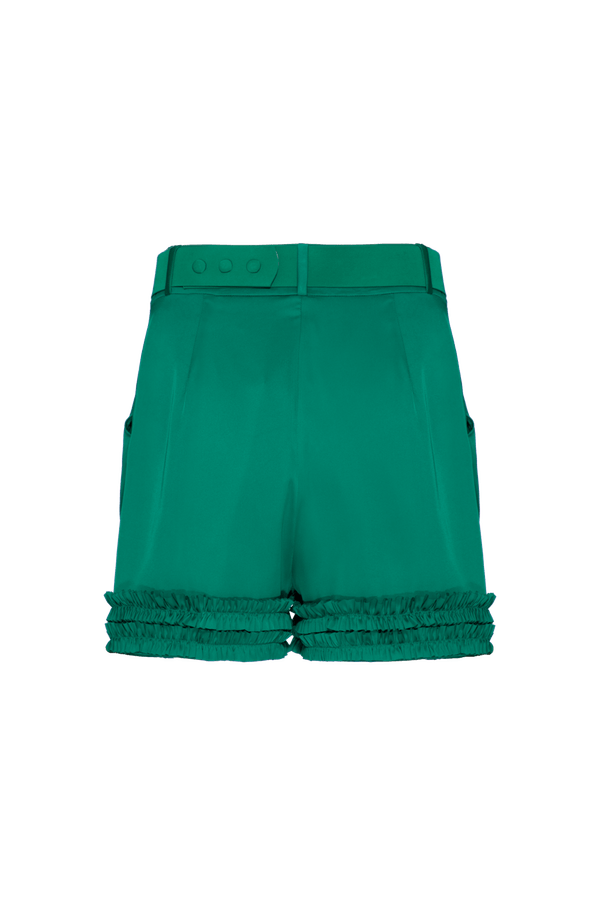 SHORT PREGAS CETIM RAFINE VERDE