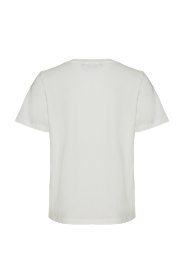 T-SHIRT BORDADA VIEIRA FLOWER OFF WHITE