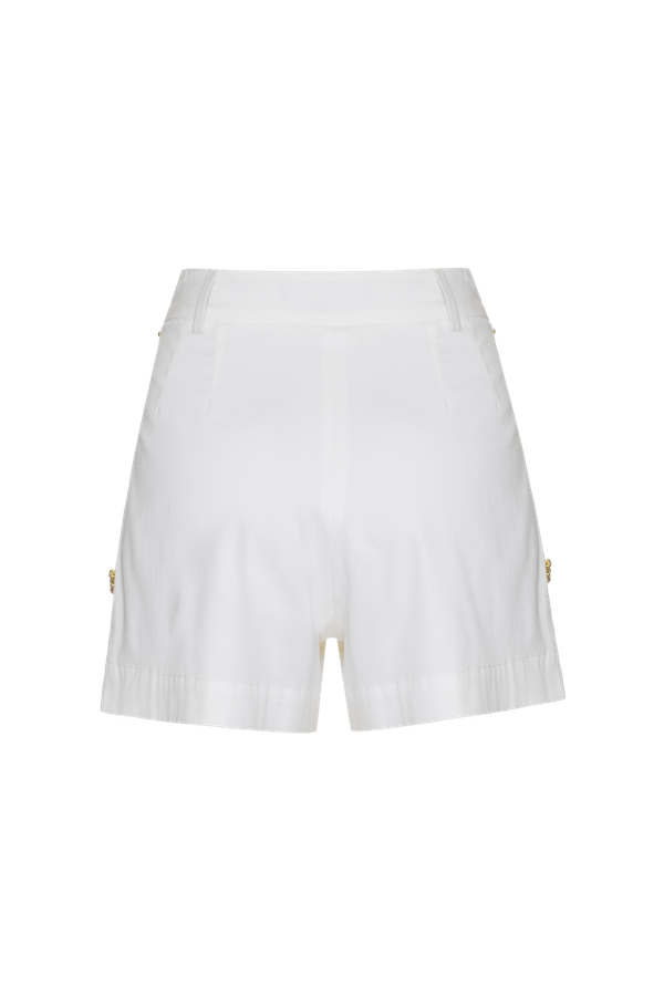 SHORT BORDADO TRICOLINE AMITY OFF WHITE