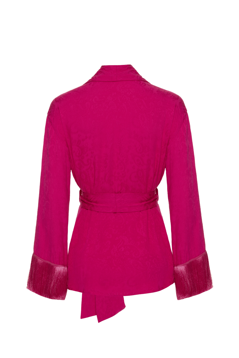 BLAZER FAIXA JACQUARD AURA GLAM PINK