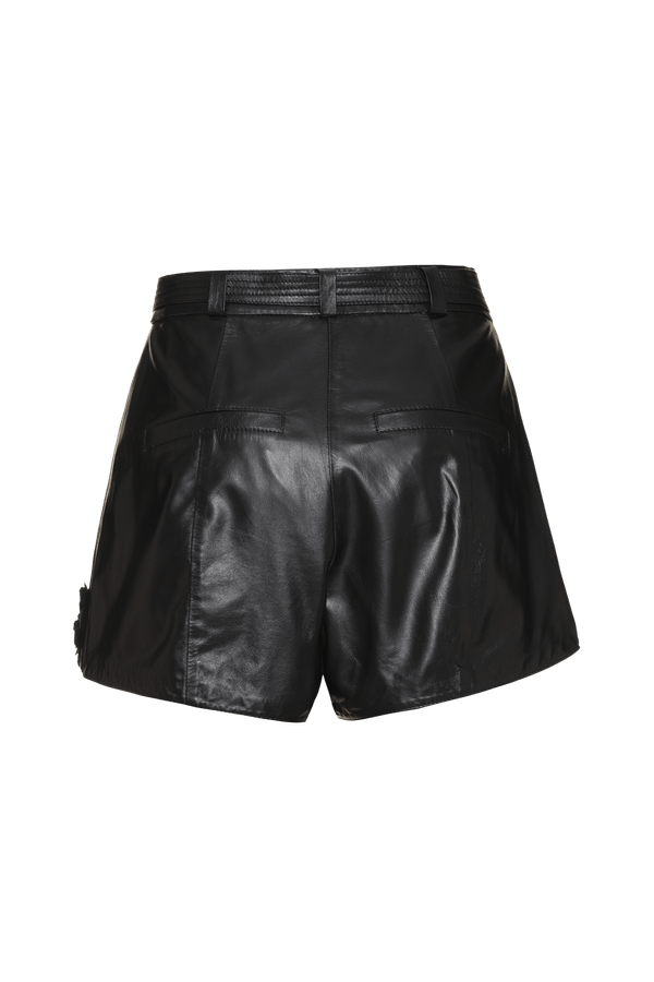 SHORT INTENSE LEATHER PRETO